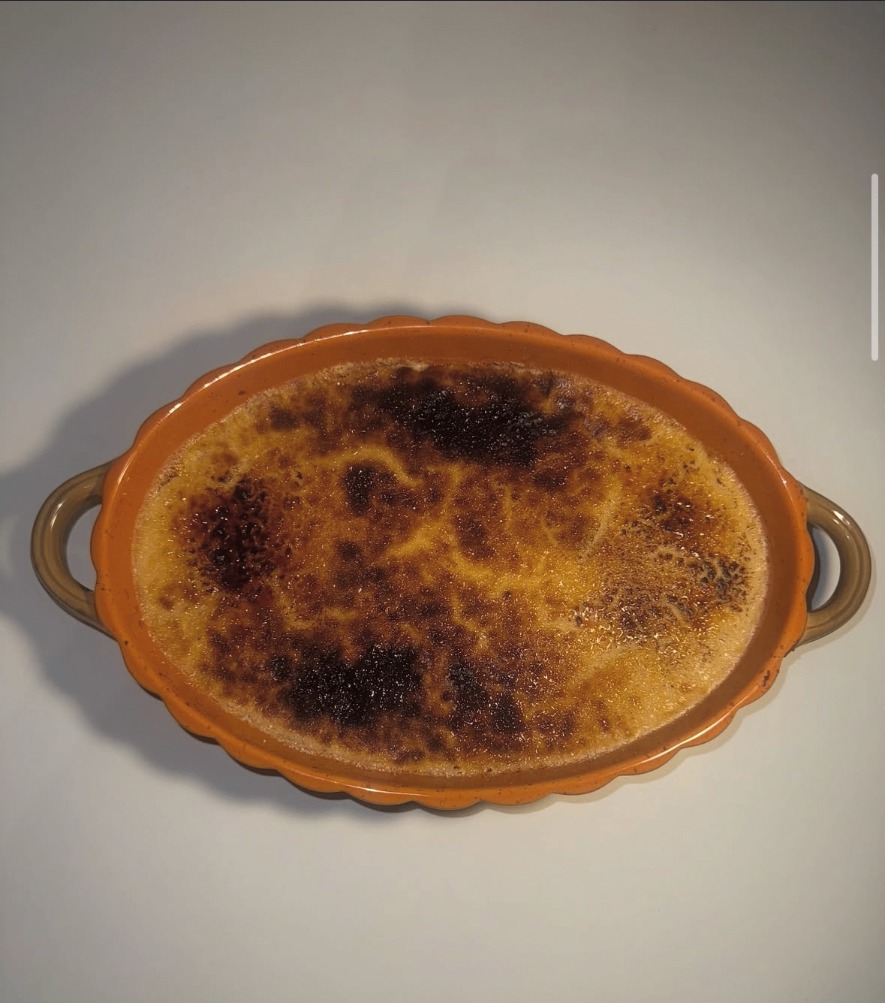 Golden baked pasta with a caramelized cheesy top